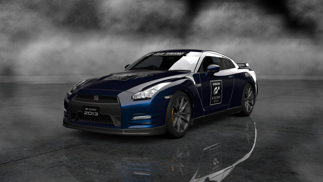 Blue sports car number hood free wallpaper for desktop - medium preview image