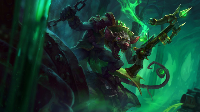 Warcraft character weapon green background free wallpaper for desktop - medium preview image