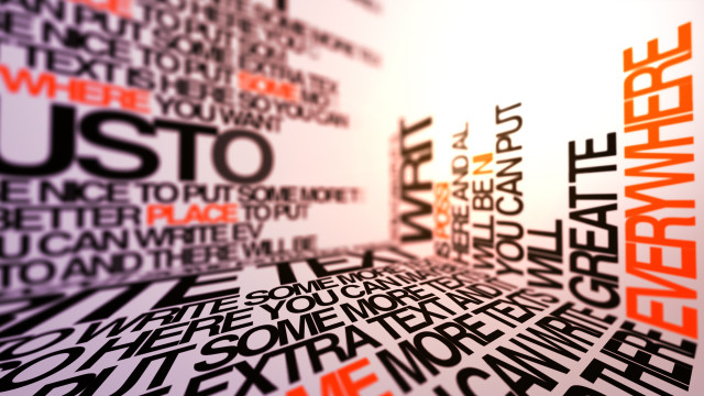 Close up wall words room free wallpaper for desktop - medium preview image