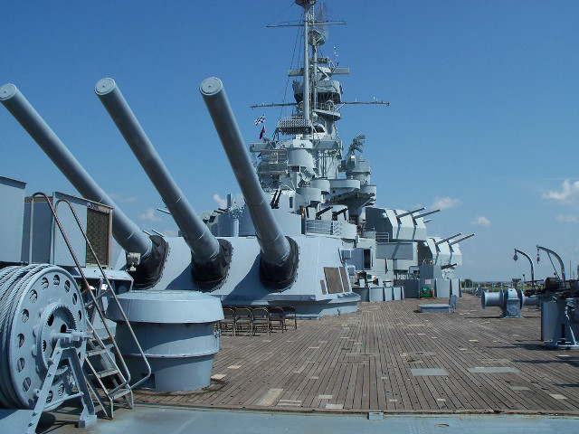 Battleship metal tanks deck chairs free wallpaper for desktop - medium preview image