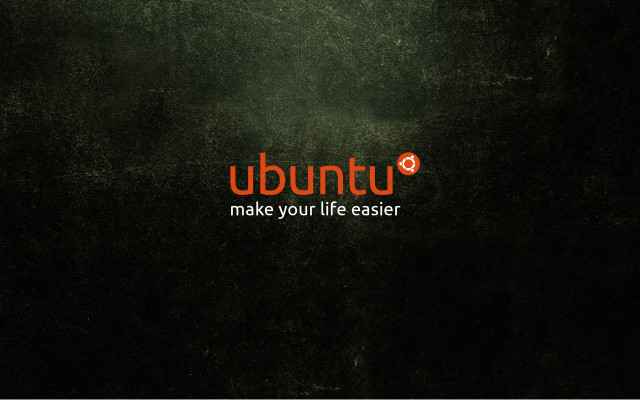 Black background red ubuntu logo free wallpaper for desktop - medium preview image