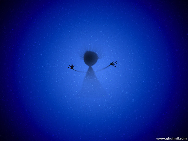 Strange looking object floating arms free wallpaper for desktop - medium preview image