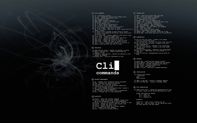 Black white computer screen cli free wallpaper for desktop - medium preview image