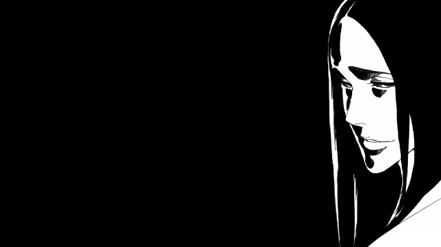 Woman black white photo phone free wallpaper for desktop - medium preview image