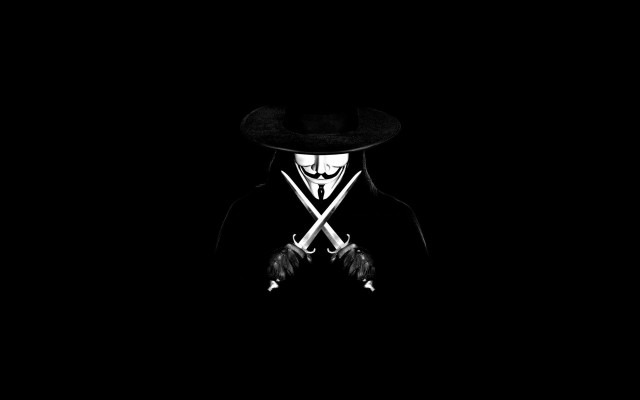 Man hat swords dark background #2 free wallpaper for desktop - medium preview image