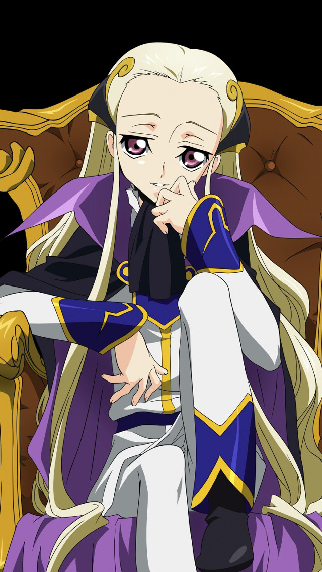 Woman purple yellow outfit black free wallpaper for mobile - medium preview image