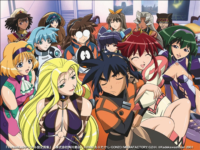 Anime characters group photo window free wallpaper for desktop - medium preview image