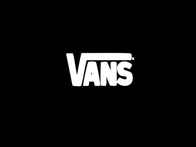 Vans black white logo side free wallpaper for desktop - medium preview image
