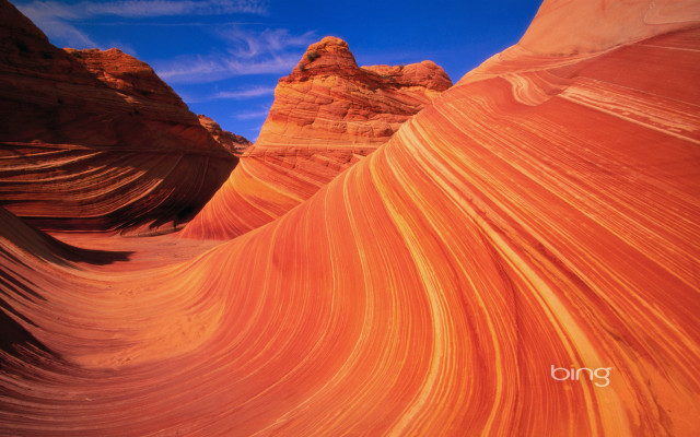 Sand wave desert blue sky free wallpaper for desktop - medium preview image