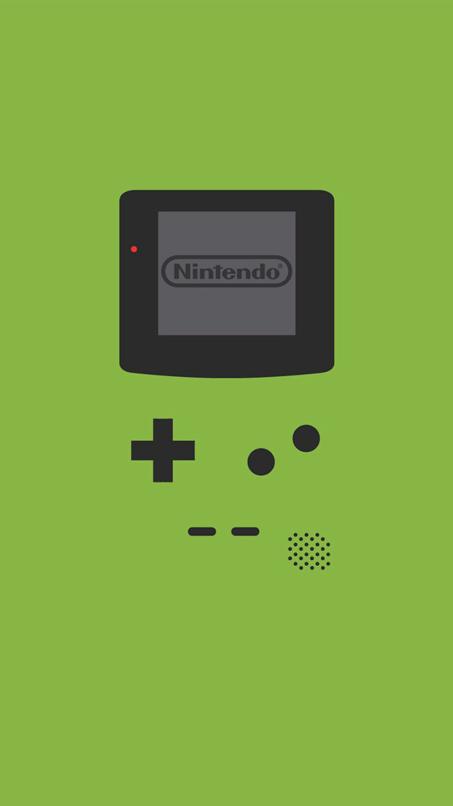 Nintendo game boy controller retro free wallpaper for mobile - medium preview image