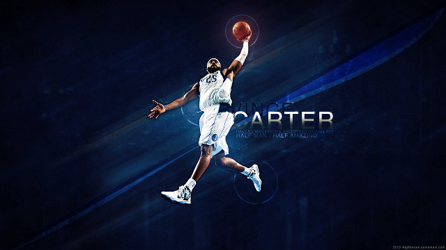Man in white uniform dunking free wallpaper for desktop - medium preview image