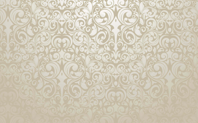 Beige wallpaper swirls leaves pattern free wallpaper for desktop - medium preview image