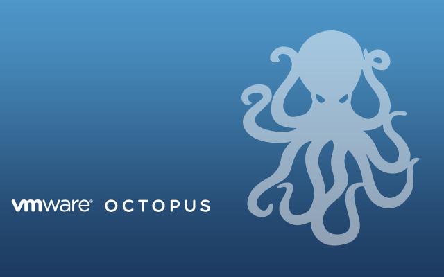 Blue octopus white octopus vmware free wallpaper for desktop - medium preview image