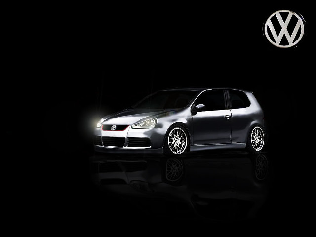 Silver car dark headlights reflection free wallpaper for desktop - medium preview image