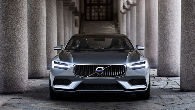 Volvo car tunnel pillars building free wallpaper for desktop - medium preview image