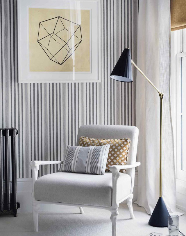 Chair lamp striped walls flooring free wallpaper for mobile - medium preview image
