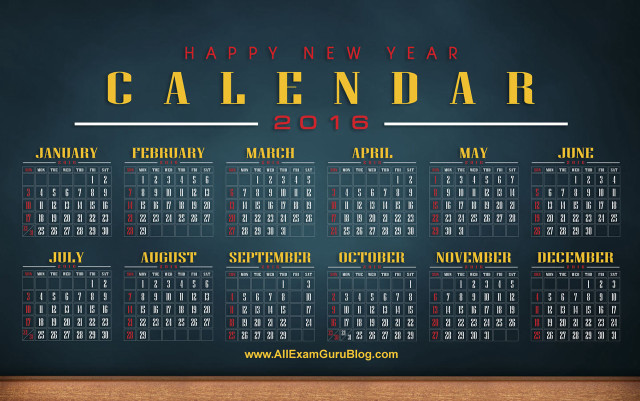 Calendar black red yellow afewerk free wallpaper for desktop - medium preview image