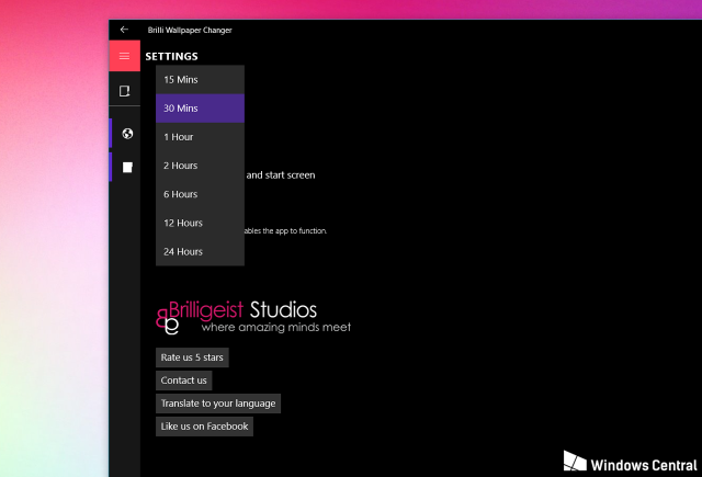 Desktop colorful background window menu free wallpaper for desktop - medium preview image