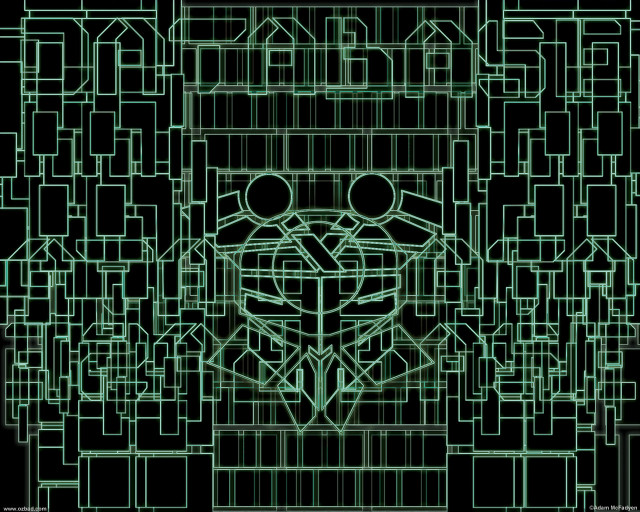 Green black abstract design black free wallpaper for desktop - medium preview image