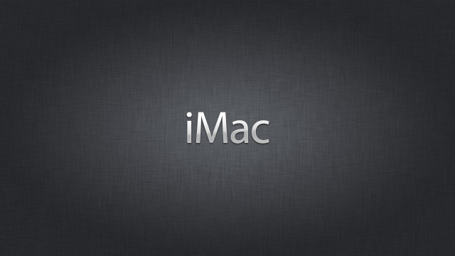 Black background imac white letters free wallpaper for desktop - medium preview image