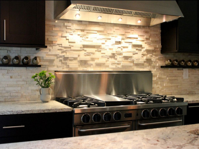 Kitchen stove potted plant countertop free wallpaper for desktop - medium preview image