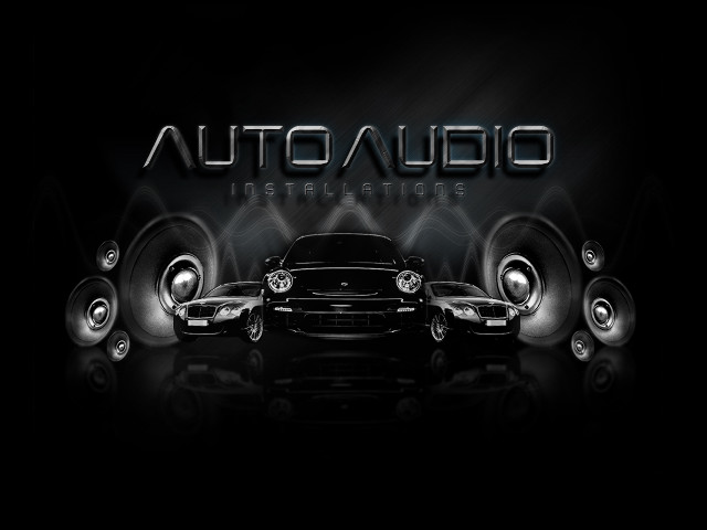 Car speakers black background auto free wallpaper for desktop - medium preview image