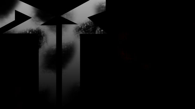 Cross trees fog black white free wallpaper for desktop - medium preview image