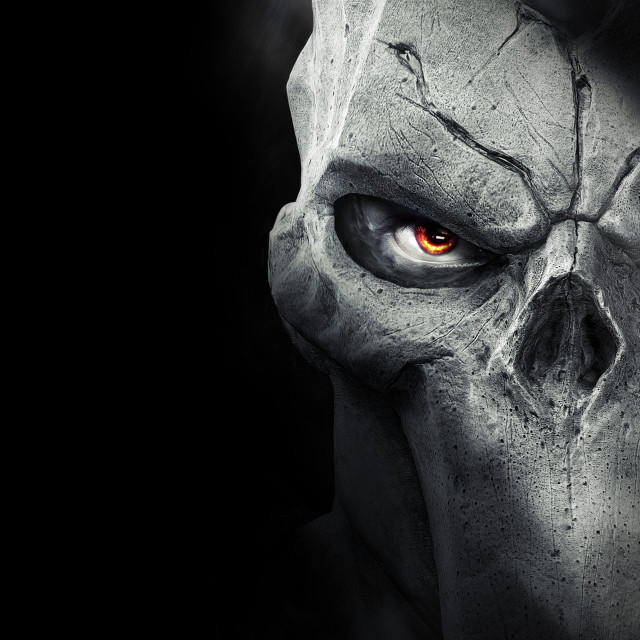 Demonic face red eyes skull #2 free wallpaper for tablet - medium preview image