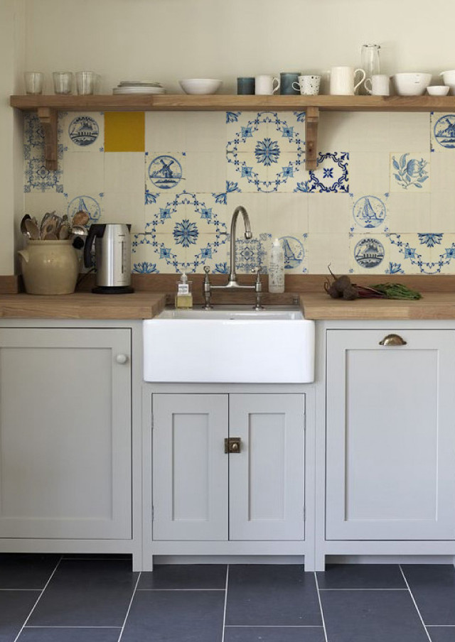 Kitchen sink countertop dishes shelf free wallpaper for mobile - medium preview image