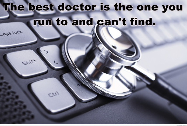 Stethoscope keyboard quote best doctor free wallpaper for desktop - medium preview image