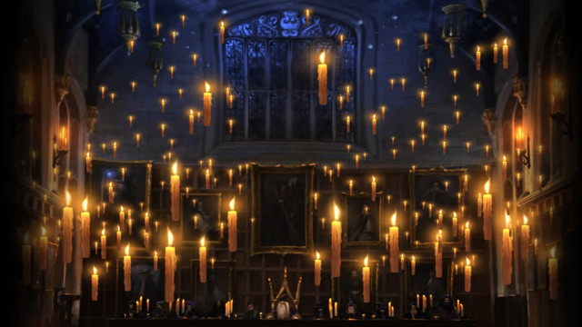 Church candles stained glass window free wallpaper for desktop - medium preview image