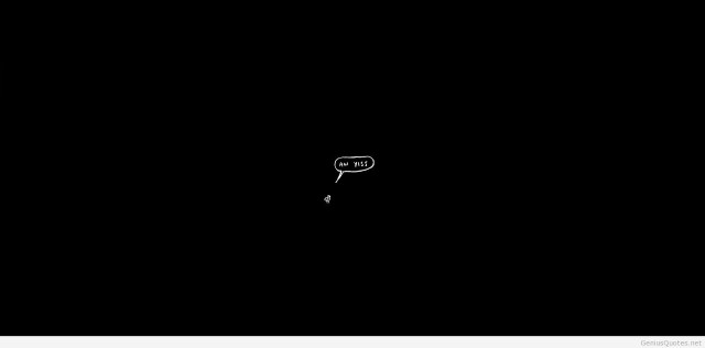 Black background speech bubble person free wallpaper for desktop - medium preview image
