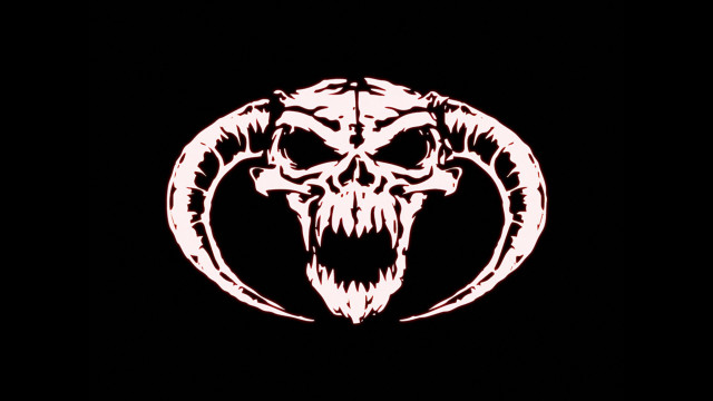 Black white skull large photo free wallpaper for desktop - medium preview image