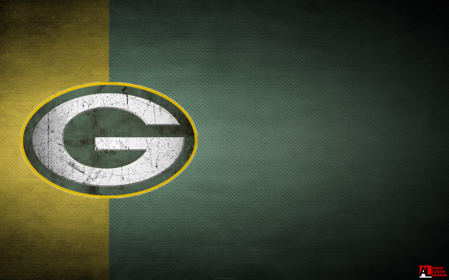 Green bay packers logo grungy free wallpaper for desktop - medium preview image