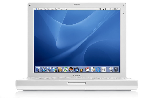 White laptop blue background multiple free wallpaper for desktop - medium preview image