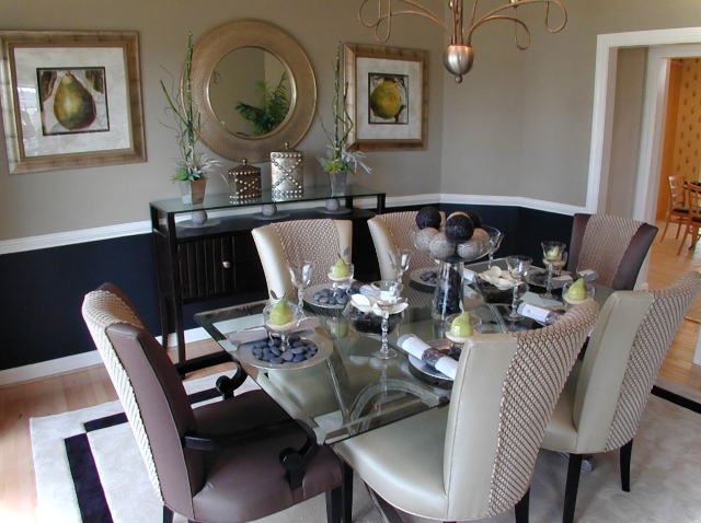 Dining room table glass top free wallpaper for desktop - medium preview image