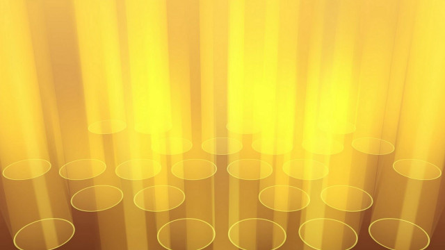 Yellow background circles curtain light free wallpaper for desktop - medium preview image