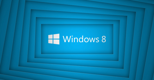 Blue square windows8 logo blue free wallpaper for desktop - medium preview image