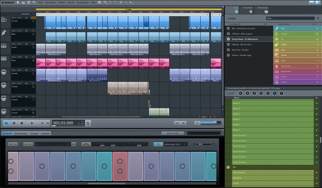 Recording software audio tracks soundboard free wallpaper for desktop - medium preview image
