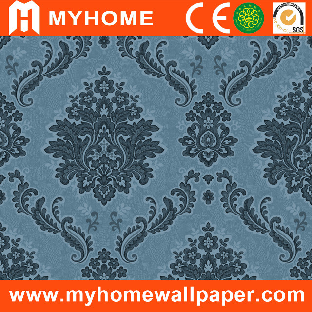 Blue black flower pattern wallpaper free wallpaper for tablet - medium preview image