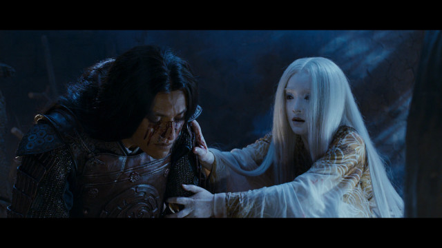 Woman talking cellphone costume man free wallpaper for desktop - medium preview image