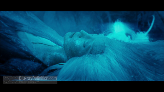 Blue hair sleeping holography matte free wallpaper for desktop - medium preview image