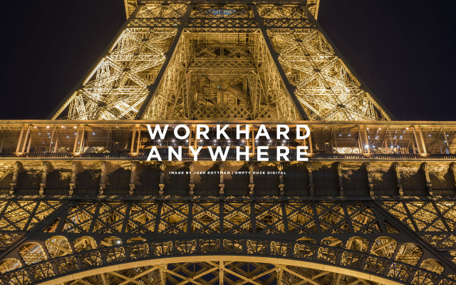 Tall tower work hard anywhere free wallpaper for desktop - medium preview image
