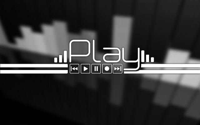 Play sound board black white free wallpaper for desktop - medium preview image