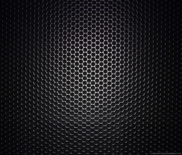 Black white circular object circles free wallpaper for desktop - medium preview image