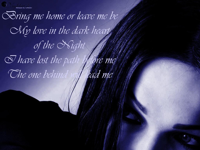 Woman long hair dark background #2 free wallpaper for desktop - medium preview image