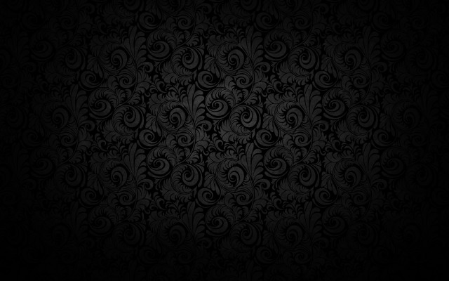 Black swirl leaves minimalism greyscale free wallpaper for desktop - medium preview image