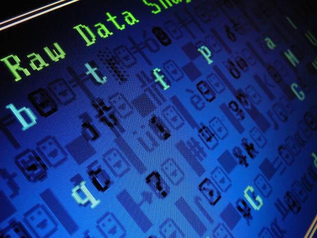 Computer screen blue background green free wallpaper for desktop - medium preview image