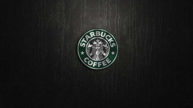 Starbucks black leather wooden graffiti free wallpaper for desktop - medium preview image