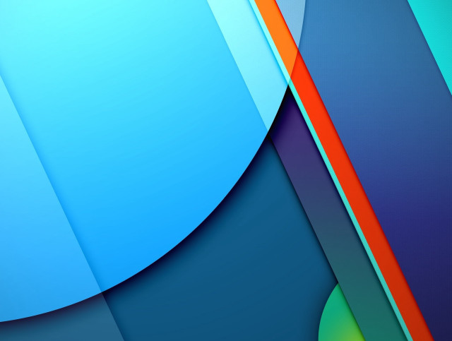 Blue orange abstract background curved free wallpaper for desktop - medium preview image
